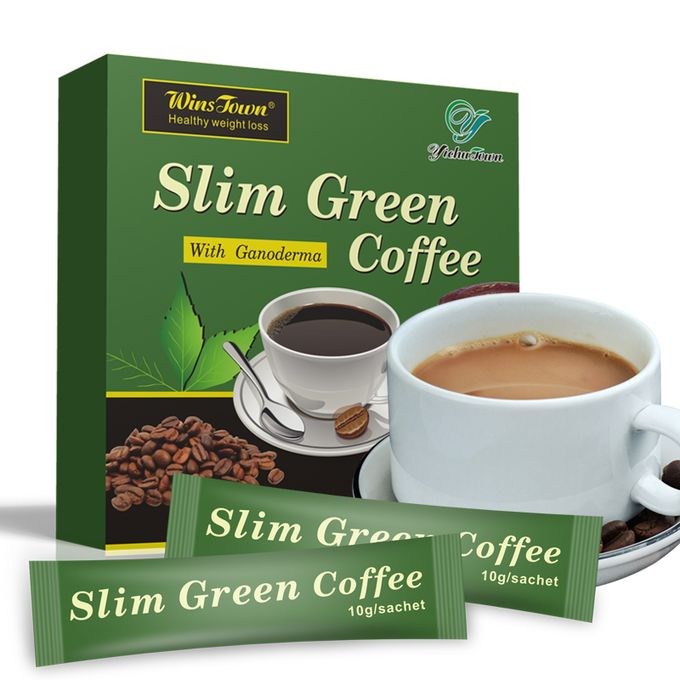 1 (2) Café vert mince Wins Town au Ganoderma