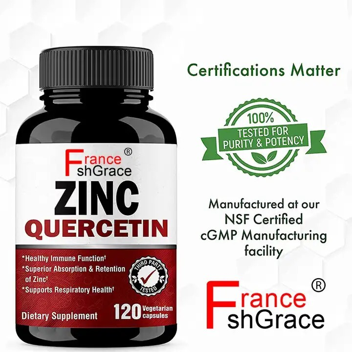 s-l1600 Zinc Quercétine 120 gélules végétariennes